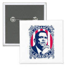 Barack Obama Pinback Buttons