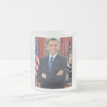 Barack Obama portrait Mugs