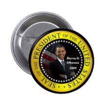 Barack Obama - Presidential Seal Button