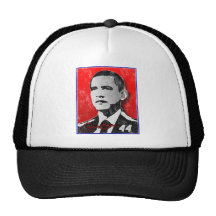 Barack Obama Red Portrait Hat