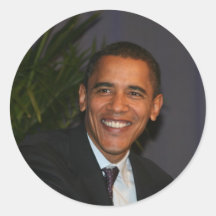 Barack Obama Round Stickers