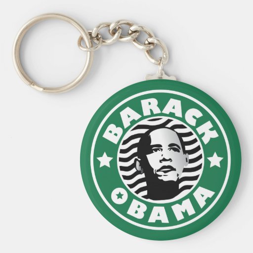 Barack Obama Star Caffeine Key Chains