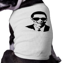 Barack Obama Sunglasses Doggie Tee
