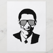 Barack Obama Sunglasses Stripes Flyer