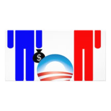 Barack Obama the Socialist Photo Card Template