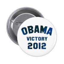 Barack Obama Victory 2012 Buttons
