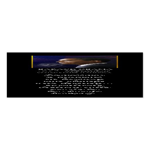 Barack Obama with JFK - Bookmarker Business Card Template