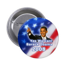 Barack Obama Yes We Can Button