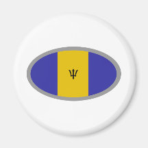 Barbados flag design! refrigerator magnets