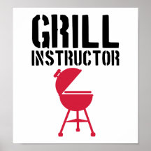Barbecue - Grill Instructor Posters