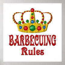 BARBECUING RULES PRINT