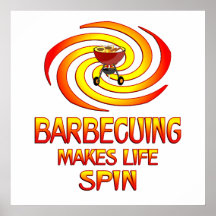 Barbecuing Spins Poster