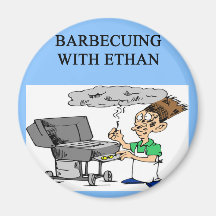 barbecuing with ethan refrigerator magnets
