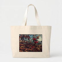 barbed wire fence canvas bags
