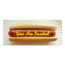 Barbeque Invitation - Skinny Hotdog