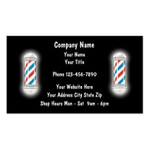 Barber Business Cards