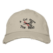 Barber Embroidered Hat