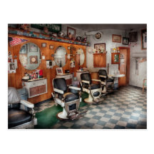 Barber - Frenchtown Barbers Post Card