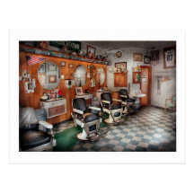 Barber - Frenchtown Barbers Post Card