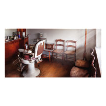Barber - Ready for an Audience Personalised Photo Card