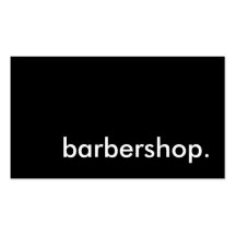 barbershop. business card template