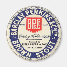 Barclay Perkins Brown Stout Refrigerator Magnet