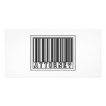 Barcode Attorney Photo Greeting Card