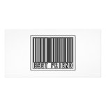Barcode Best Friend Photo Card Template