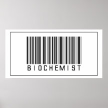 Barcode Biochemist Poster