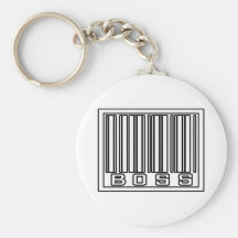 Barcode Boss Key Chain