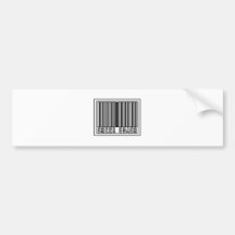 Barcode Cheer Coach Bumper Sticker