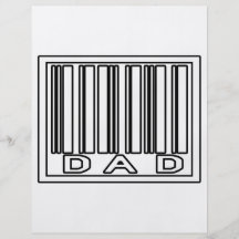 Barcode Dad Full Color Flyer