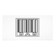 Barcode Dad Photo Card Template