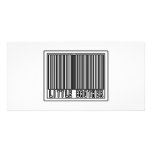 Barcode Little Brother Personalised Photo Card