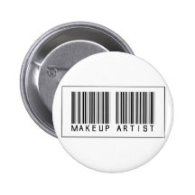 Barcode Makeup Artist Pin