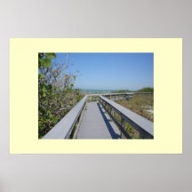 Barefoot Beach Poster