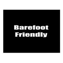 Barefoot Friendly Postcard