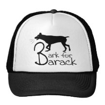 bark for barack trucker hats