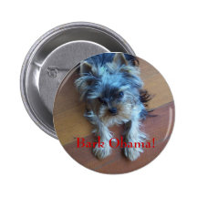 Bark Obama! Buttons