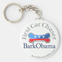 Bark Obama (First Car Chaser) Keychains