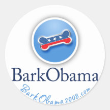 Bark Obama milkbone sticker