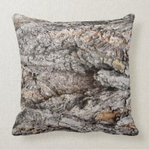 Bark of tree throw pillow