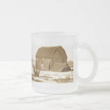 Barn in the Snow Coffee Mug