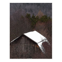 Barn Roof Postcard