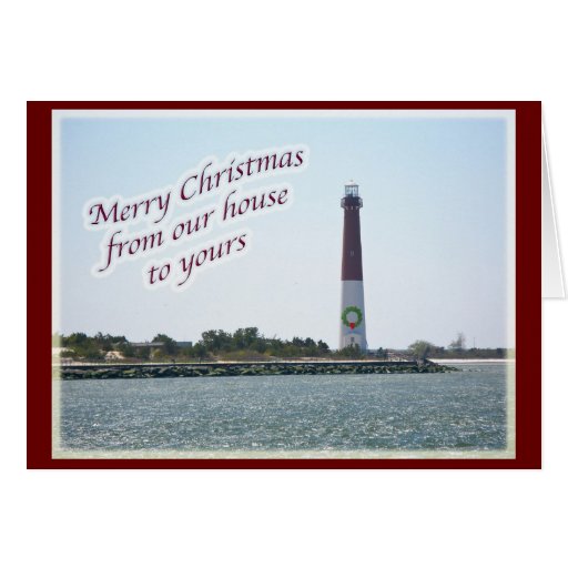 Barnegat Lighthouse Christmas Card
