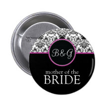 Baroque Elegance Mother of the Bride Button