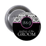 Baroque Elegance Mother of the Groom Button