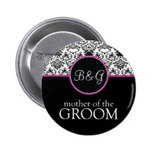 Baroque Elegance Mother of the Groom Button