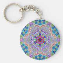 Baroque Medallion Keychain