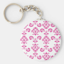 Baroque Pink Keychain